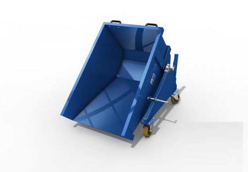 Benna auto-basculante con ruote - AL Industrie