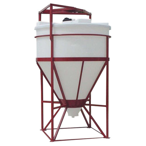 Serbatoio cilindrico - TCA/L series - ARICON GmbH - per liquidi / in polietilene / a fondo conico