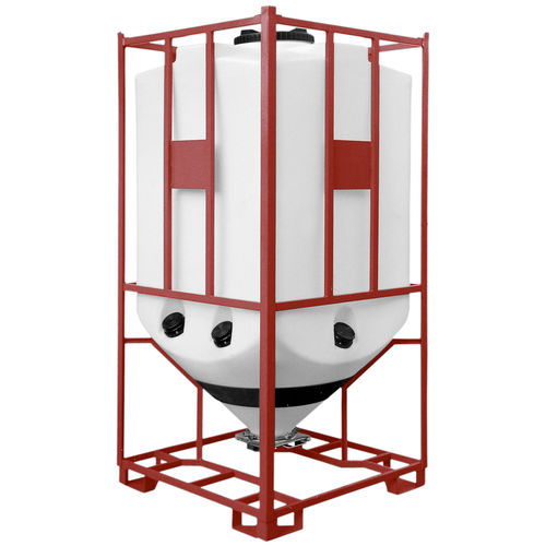 Serbatoio per prodotti sfusi - TC/NPS series - ARICON GmbH - in polietilene / rettangolare / a fondo conico