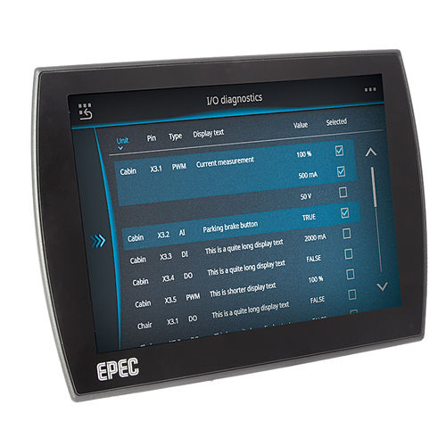 HMI display - 6112 - Epec - a tecnologia capacitiva proiettata / embedded / 1024 x 768