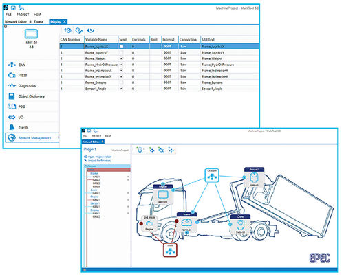 Software di programmazione - MultiTool - Epec - di interfaccia / di sviluppo / di regolazione