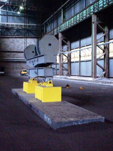 Elettromagnete di sollevamento a commutazione elettrica - WOKO - per ferraglia / rettangolare / circolare