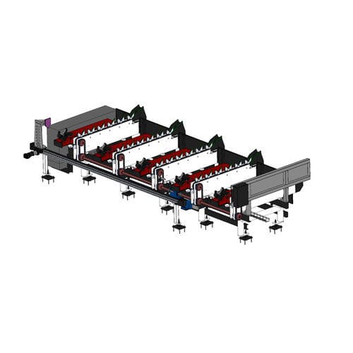 Sistema di movimentazione automatico - CP-L - OMP - multiplo / per taglio / per tubo quadrato