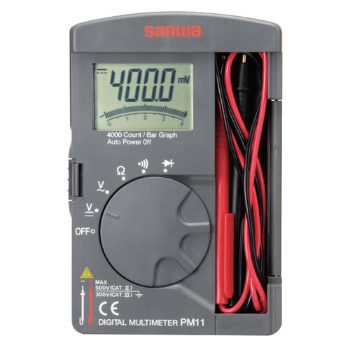 Multimetro digitale - PM11 - Sanwa Electric Instrument - tascabile / portatile / cat III