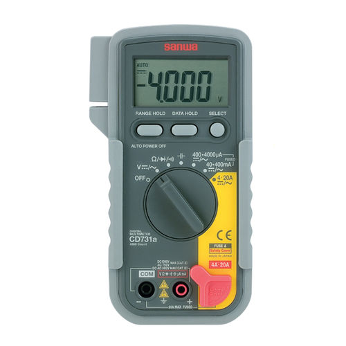 Multimetro digitale - PC7000 - Sanwa Electric Instrument - portatile / 1000 V / 10 A