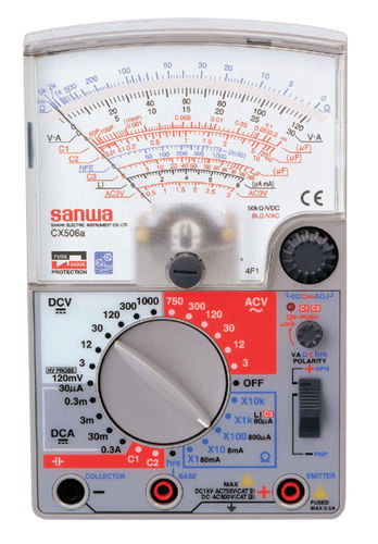 Multimetro analogico - CX506a - Sanwa Electric Instrument - portatile / 1000 V / industriale