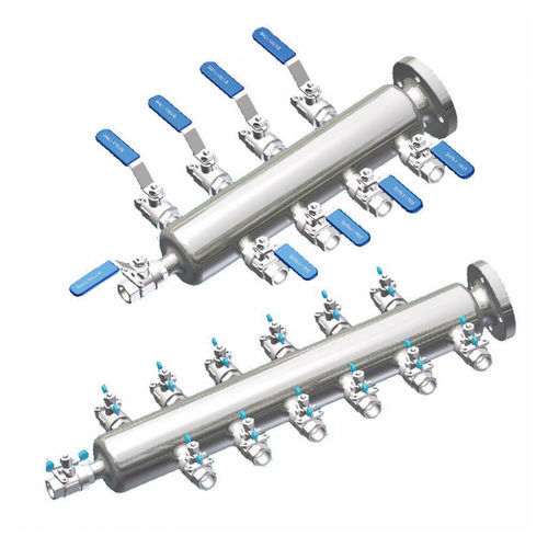 Manifold multicanale - AHM  - Golden Mountain Enterprise - in acciaio inossidabile / per gas / di ripartizione
