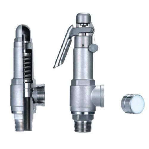Valvola di sicurezza ad aria - N9S_N9LS - Golden Mountain Enterprise - per vapore / per acqua / PTFE