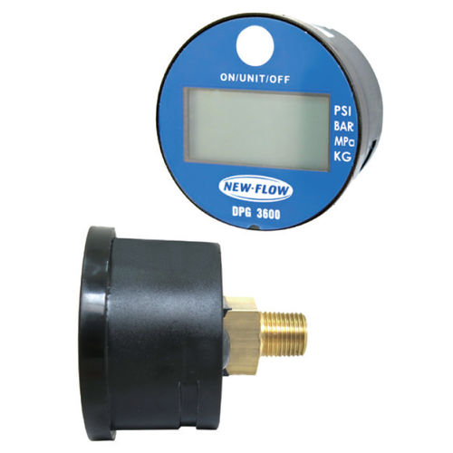 Manometro digitale - DPG3600 - Golden Mountain Enterprise - in ottone / a tubo Bourdon / per aria