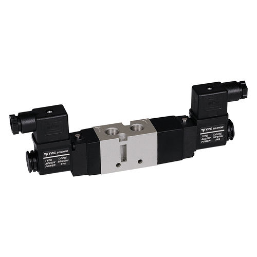 Distributore pneumatico a cassetto - MV4 series - Sommer-Technik - ad azionamento pneumatico / azionato tramite solenoide / a 5/3 vie