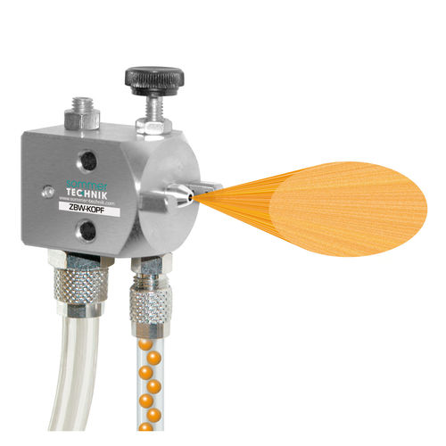 Ugello di polverizzazione - ZB series - Sommer-Technik - per acqua / in ottone nichelato / 45°