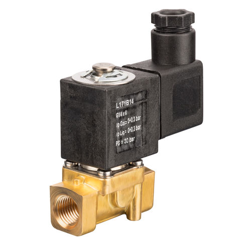 Elettrovalvola a 2 vie - MV01-2214 series - Sommer-Technik - a comando diretto / NC / aria