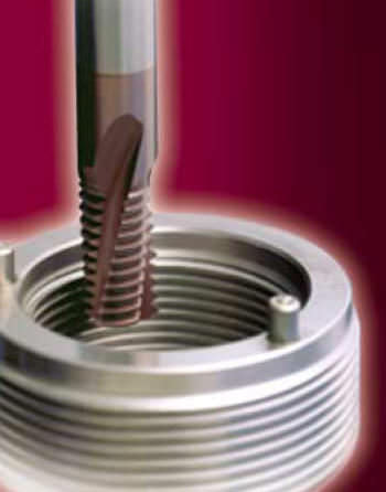 Maschio per filettatura a scanalature elicoidali - MT series - Carmex Precision Tools - in carburo / per titanio