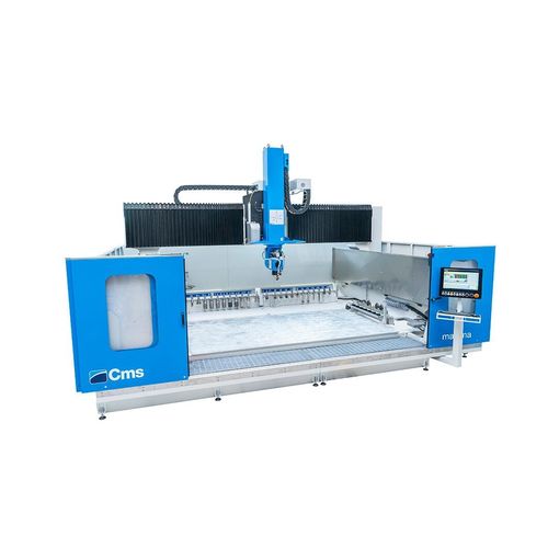 Centro di lavoro CNC 5 assi - maxima  - CMS S.p.A. - verticale / per vetro / di fresatura