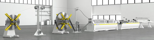 Profilatrice per barre a T - EASY D54 - DALLAN - automatica