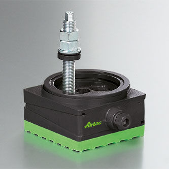 Piede di macchina - 407.1-VRKC series - AirLoc AG - in elastomero / antivibrazioni / avvitabile
