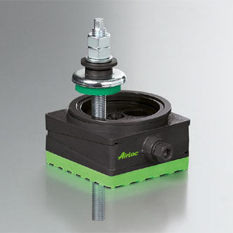 Piede di macchina - 414.2-VRKC series - AirLoc AG - in elastomero / antivibrazioni / avvitabile