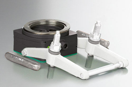 Piede di macchina - KaBloc 203.52V /903 - AirLoc AG - in metallo / di livellamento / per fissaggio a terra