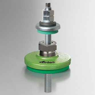 Piede di macchina - GLRN series - AirLoc AG - in elastomero / di livellamento / per fissaggio a terra