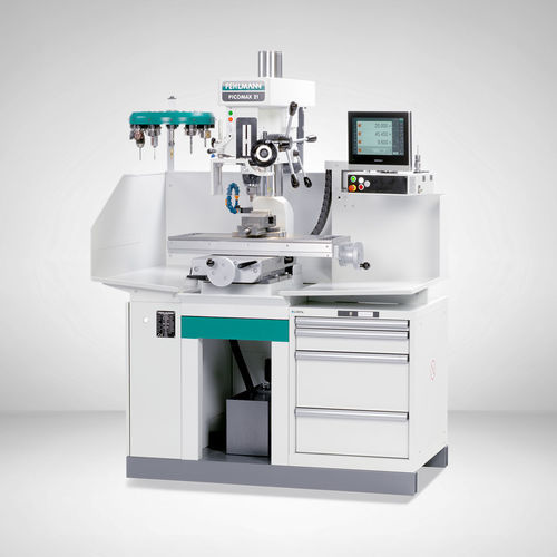 Foratrice-fresatrice verticale - PICOMAX&reg; 21-D - FEHLMANN - 3 assi / compatta / maschiatura