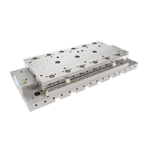 Piastra di posizionamento vuoto-compatibile - LA92-40-LM-L - Steinmeyer Mechatronik GmbH - lineare / a motore / 1 asse