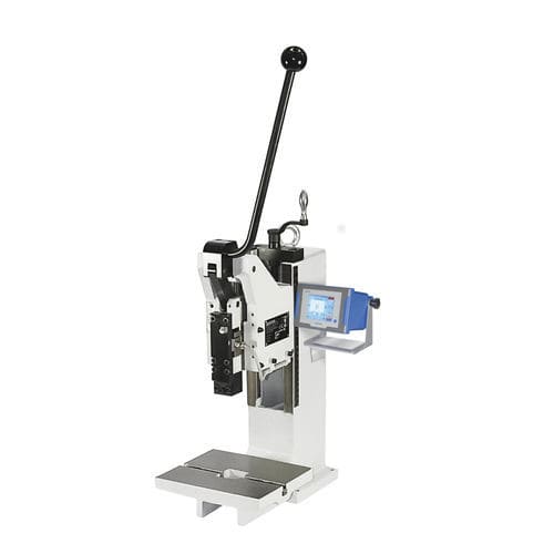 Pressa manuale - HMS series - GECHTER - a ginocchiera / con controllo forza-spostamento