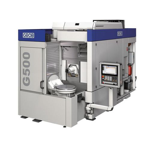 Centro di lavoro CNC 3 assi - G500 - GROB-WERKE - orizzontale / per alluminio / a tavola rotante inclinabile