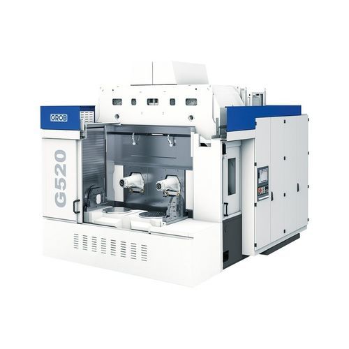Centro di lavoro CNC 3 assi - G520 - GROB-WERKE - orizzontale / per alluminio / a due mandrini