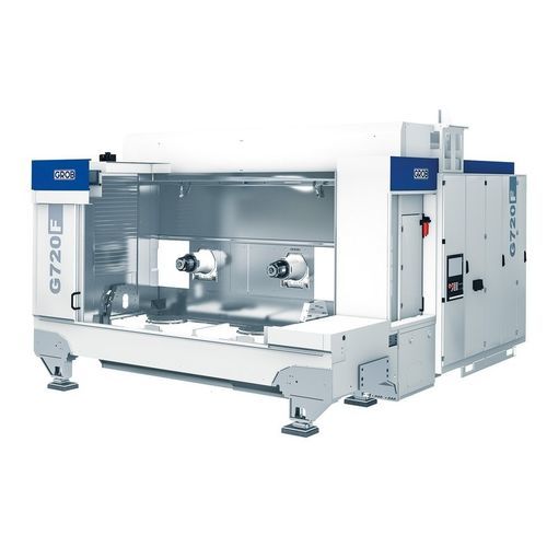 Centro di lavoro CNC 3 assi - G720F - GROB-WERKE - verticale / per alluminio / a due mandrini