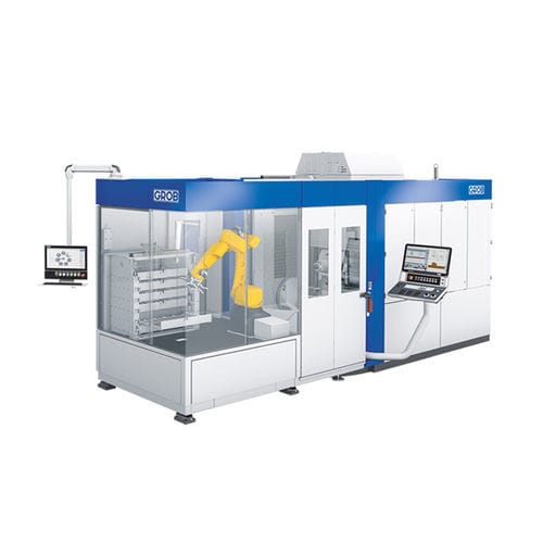 Cella robotizzata di lavorazione - GRC-R12 - GROB-WERKE - per centro di lavorazione