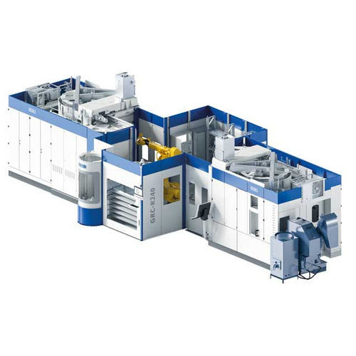 Cella robotizzata per movimentazione - GRC-R1 50/240 - GROB-WERKE - per centro di lavorazione