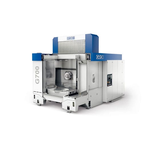 Centro di lavoro CNC 3 assi - G700 - GROB-WERKE - orizzontale / per alluminio / a tavola rotante inclinabile