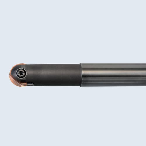 Fresa di testa semisferica - ABPFN series - MOLDINO Tool Engineering Europe GmbH - a inserti / ad alta prestazione / angolo d'elica