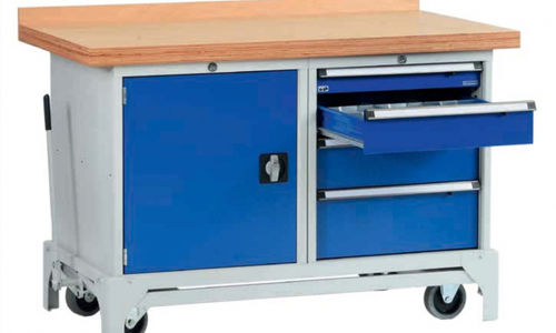 Banco da lavoro mobile - FMW series - LOKOMA - in legno