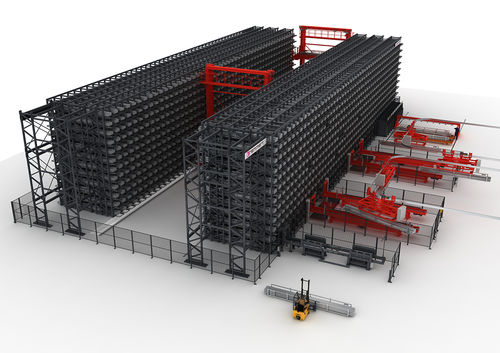 Magazzino automatico verticale - Honeycomb - Remmert GmbH - orizzontale / per lamiera / per profilati