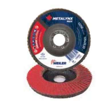 Disco a lamelle per acciaio inossidabile - 388931 - Weiler Abrasives - con rivestimento in zirconio