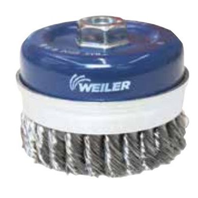 Spazzola a tazza - 386110 - Weiler Abrasives - di pulizia / in acciaio / in acciaio inossidabile