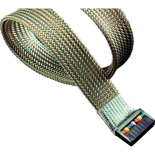 Guaina di protezione - Z-SHIELD-FLEX - Sertim - Zipper Technik - intrecciata / per cavi / per cavi elettrici