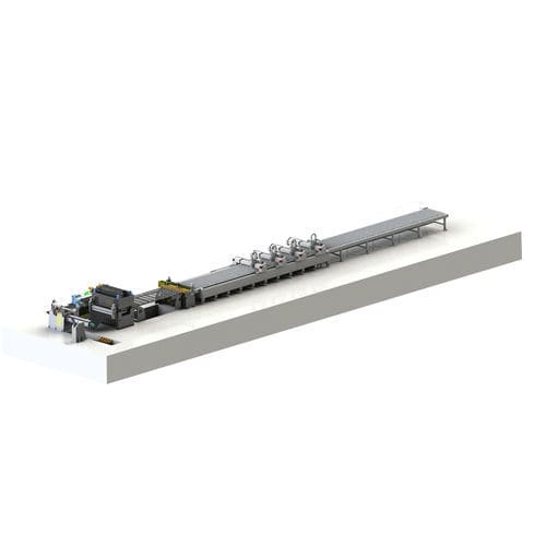Linea di taglio laser - GR-C Series - Farley Laserlab - a lama dentata / per metallo / per lamiere
