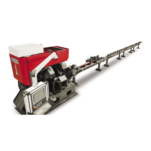Linea di lavorazione per profilati angolari - AKD - AKYAPAK MAKINA SAN TIC - per profilati piatto / di marcatura / perforazione