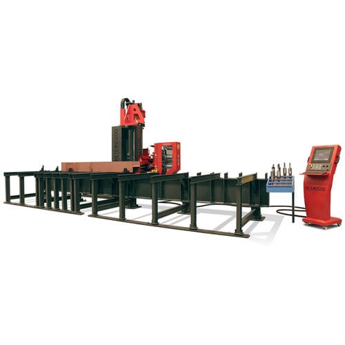 Linea di foratura CNC - Meteor 1200 - AKYAPAK MAKINA SAN TIC - per profilati / per travi / laser