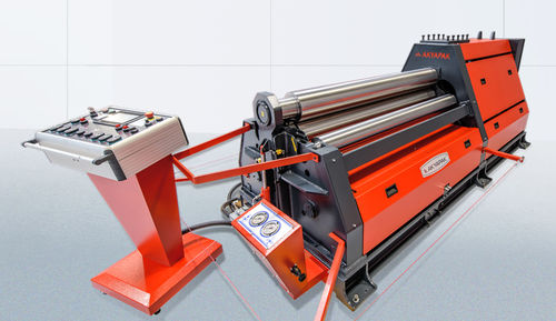 Calandra a 4 rulli - AHS 15/08 - AKYAPAK MAKINA SAN TIC - idraulica / CNC
