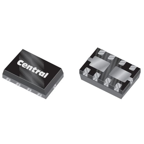 Transistor NPN - CTLM1034-M832D - Central Semiconductor - di potenza / in silicio / diodi Schottky
