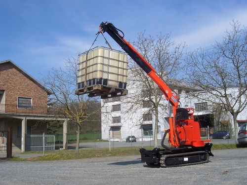 Gru cingolata - 350-E4 Plus - kegiom lifting s.n.c. - telescopica / per cantiere / di sollevamento