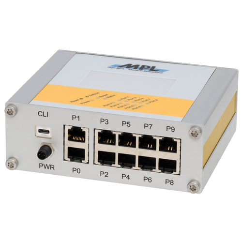 Switch Ethernet gestibile - uMAGBES A10R - MPL - 10 porte / Ethernet gigabit / su guida DIN