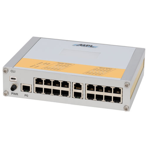 Switch Ethernet gestibile - uMAGBES A19R - MPL - 19 porte / Ethernet gigabit / serie
