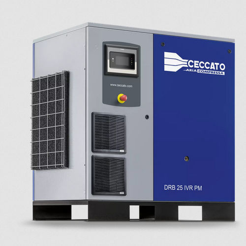 Compressore a vite - DRB 20 - 30 HP IVR PM series - Ceccato Aria Compressa - d'aria / con motore elettrico / fisso