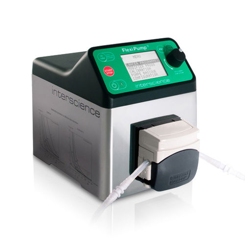 Distributore per liquidi - FlexiPump® - Interscience - di ambienti di coltura / compatto