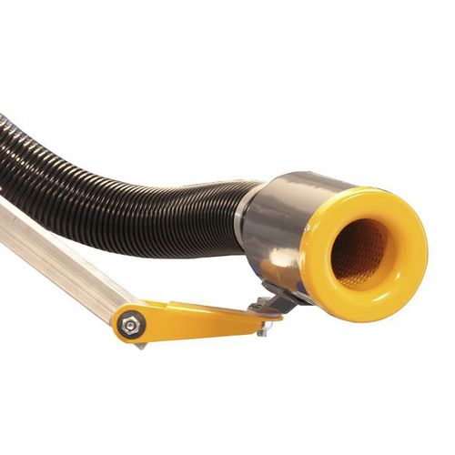 Braccio aspirante fisso - ASA HVU50, MINI-HV50 - Geovent - a muro / flessibile / per polveri