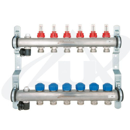 Manifold multicanale - 60010221 series - Unidelta S.p.A. - in acciaio inossidabile / di arresto